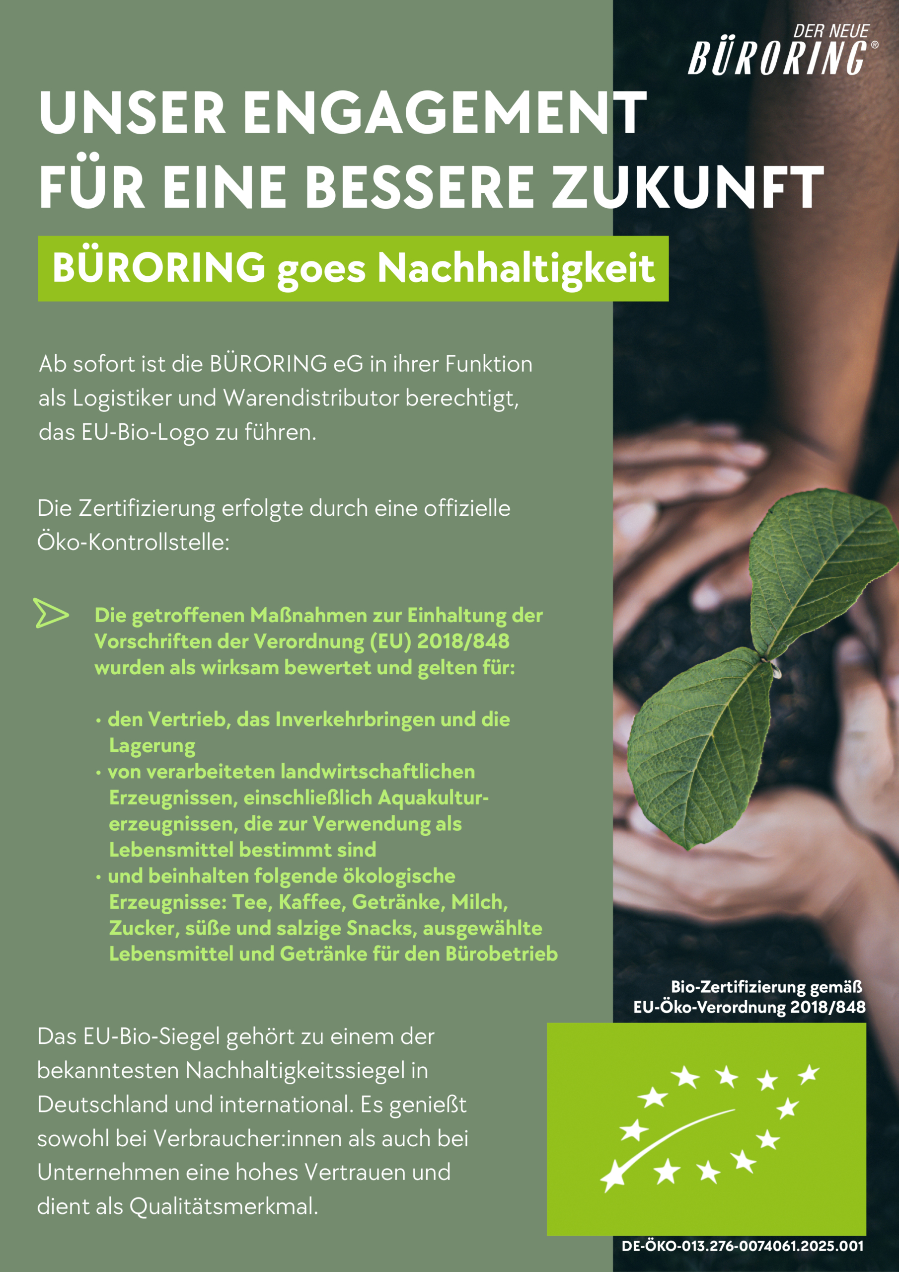 Nachhaltigkeit beim NEUEN BÜRORING